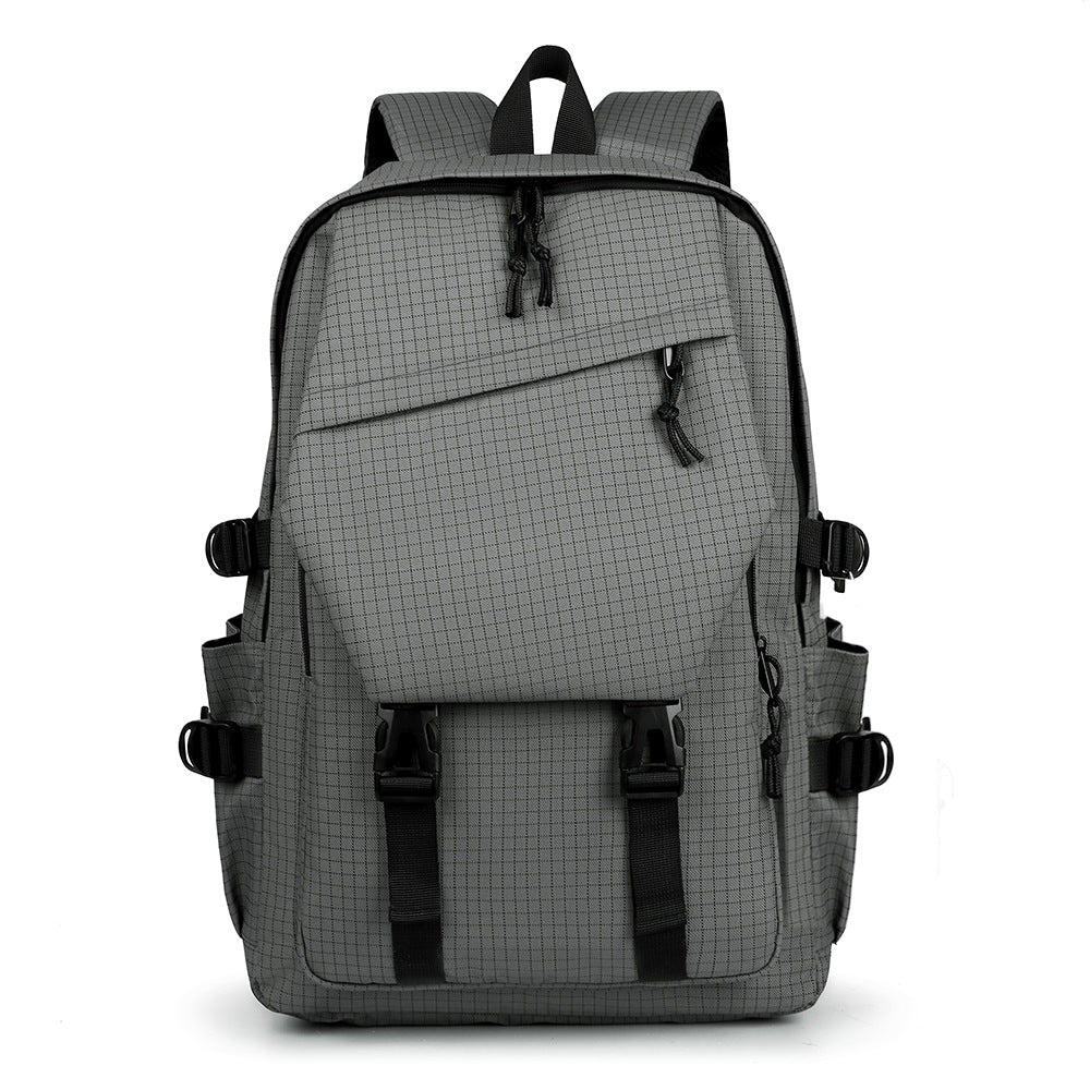 Trendy Simple Couple College Fashion Large Leisure Backpack