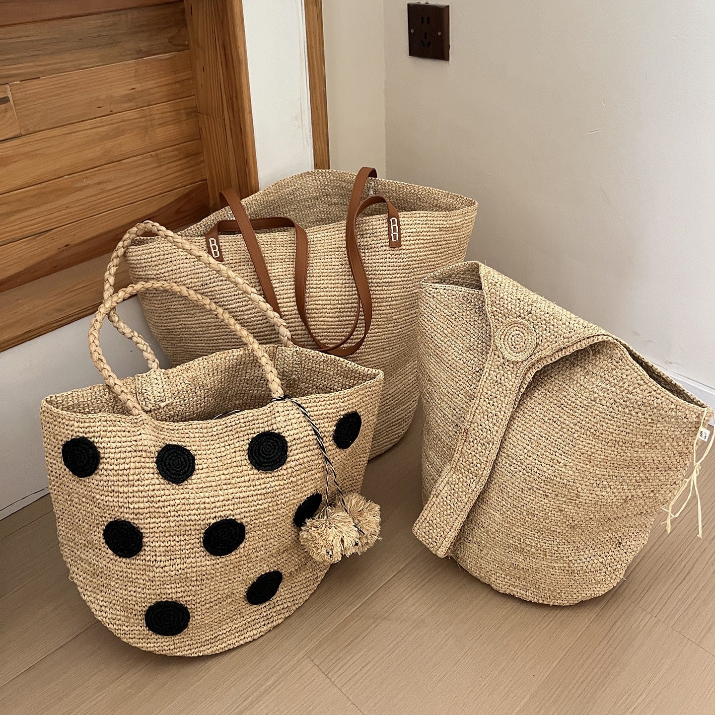 Woven Vacation Style Beach Female Summer Leisure Commute Bags