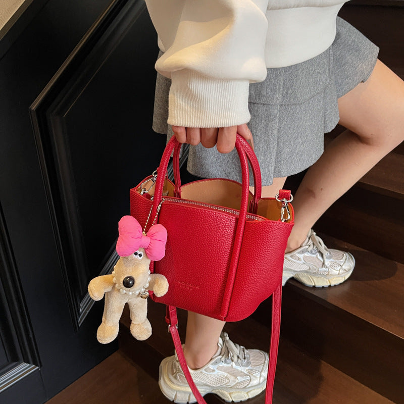 Women's Feel Versatile Fashion Cross Body Super Hot Bucket Bag