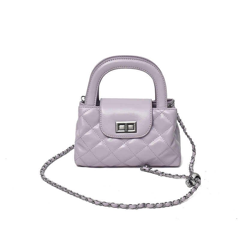Women's Spring Fashion Simple Textured Design Women's Shoulder Bag