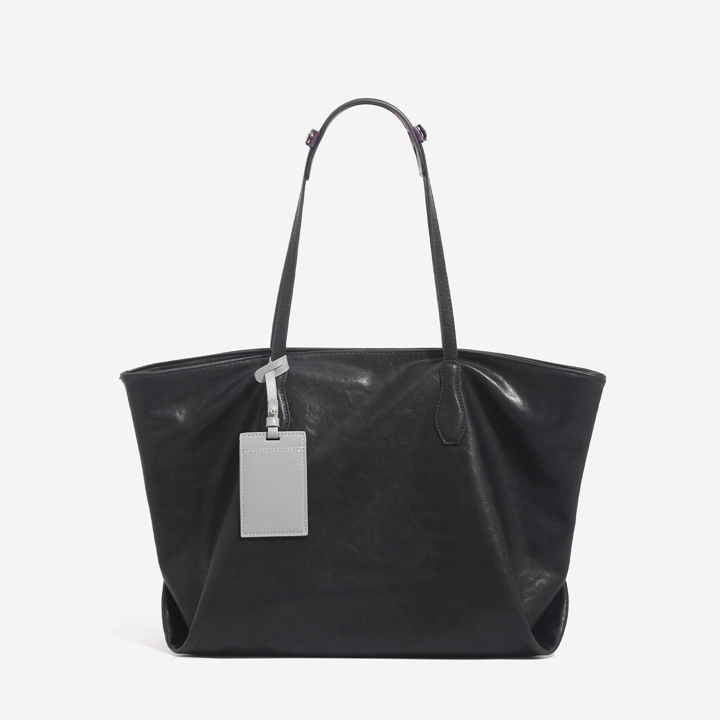 Leather With Female Large Capacity Korean Version Tote Bag