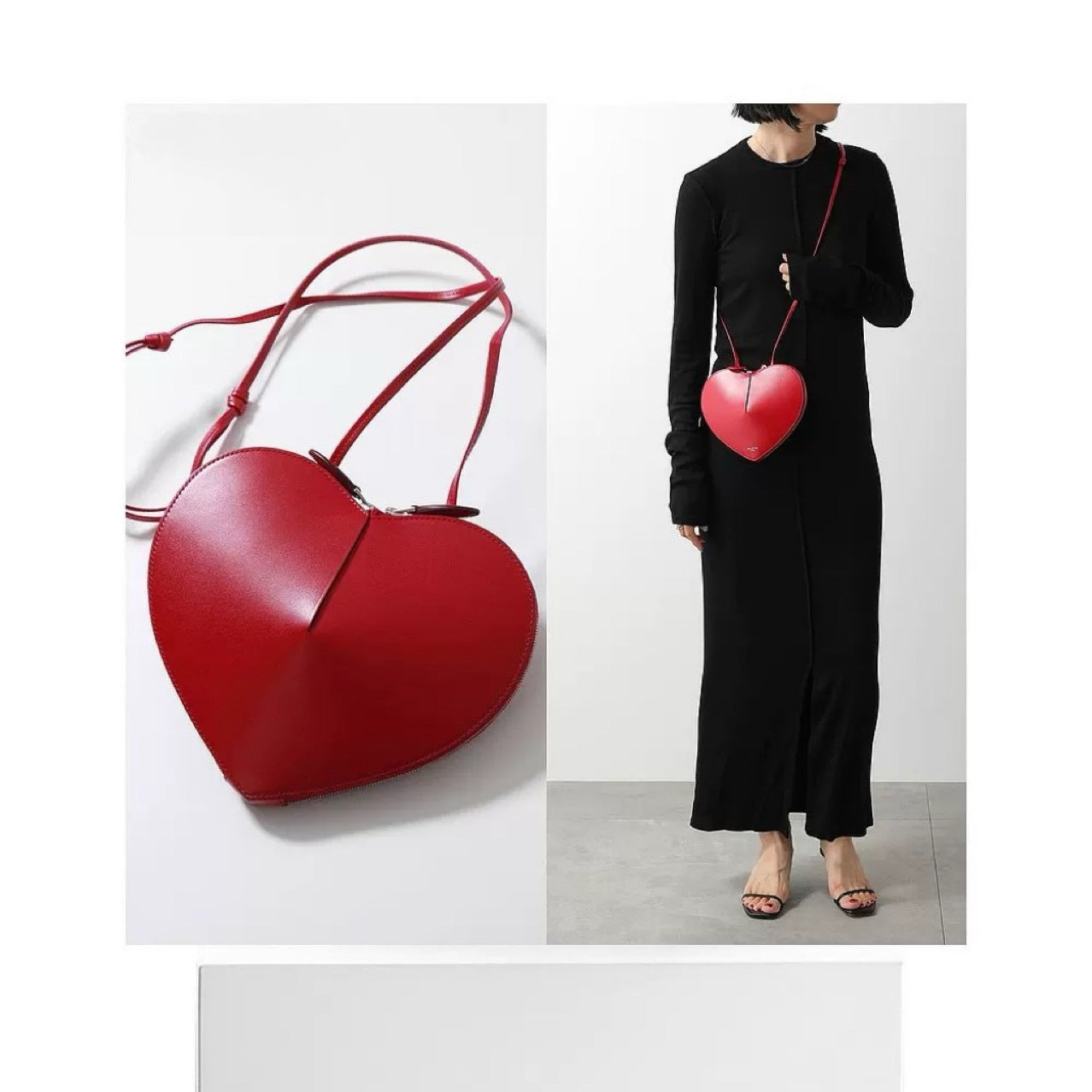 Women's Chinese Valentine's Day Gift Red Heart Dinner Women's Handbag