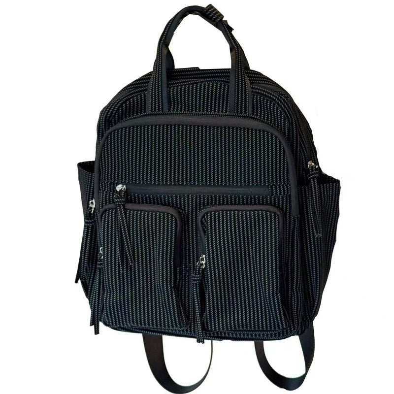 Niche Solid Color Large Capacity Daily Class Leisure Backpack