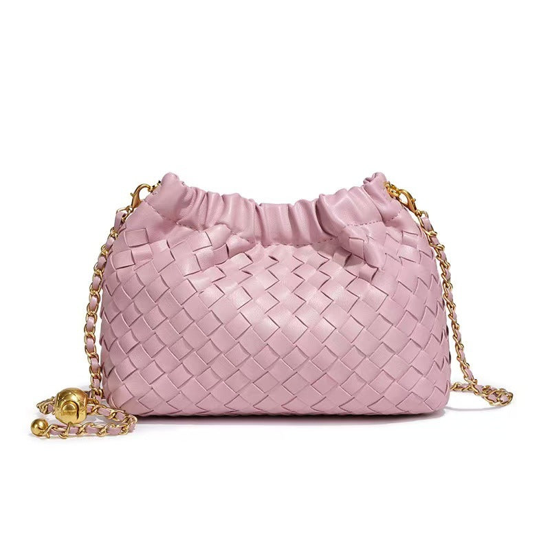 Metal Chain Cloud Hand-woven Fashion Simple Women's Shoulder Bag