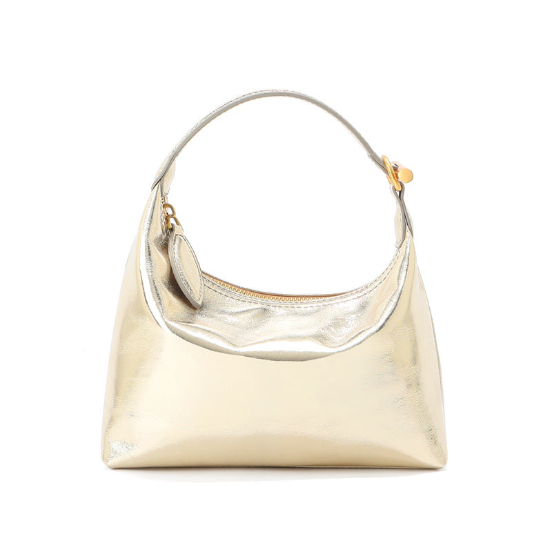 Minority Fashion Early Spring Cowhide Underarm Portable Women's Handbag