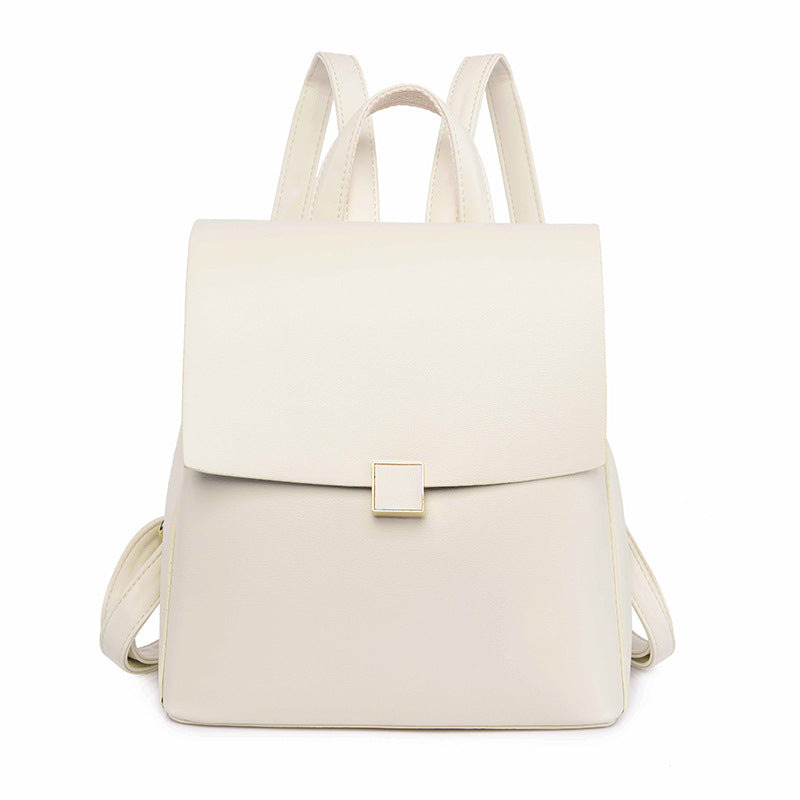 Women's Commuter Solid Color High-grade Shaped Shopping Women's Backpack