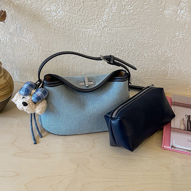 Women's Super Popular Niche Denim Exquisite Carrying Handbags