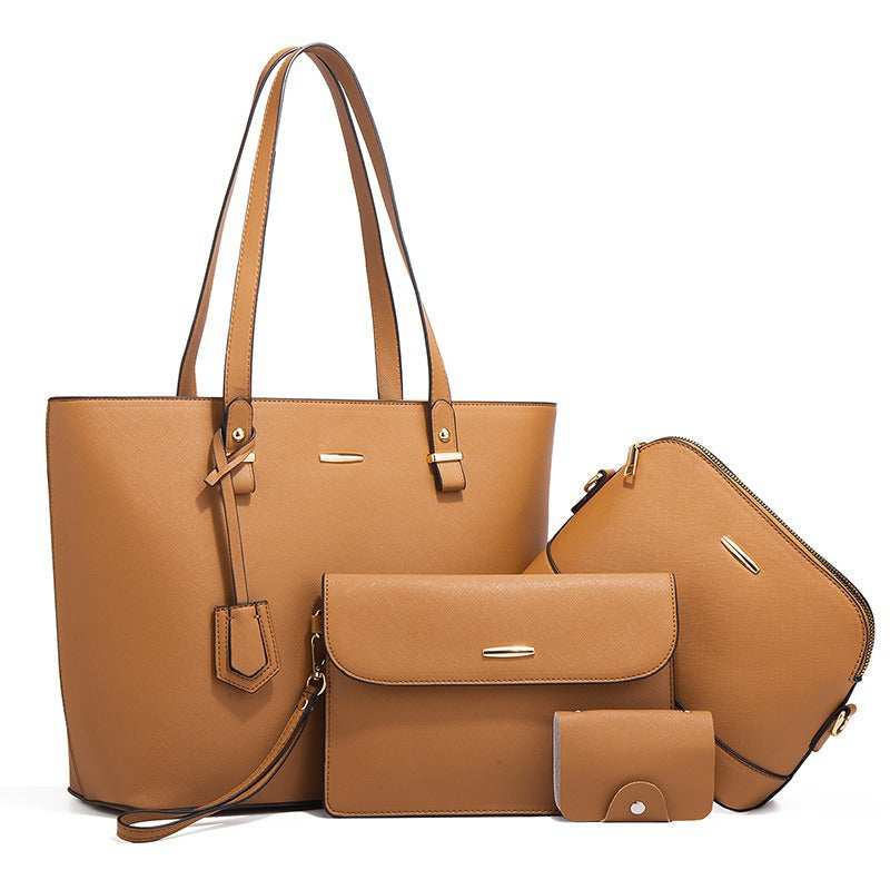 Women's Trendy Retro Large Capacity Fashion Set Tote Bag