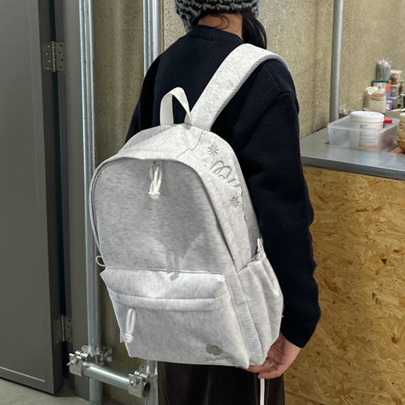 Junior High College Simple Versatile Large Capacity Women's Backpack