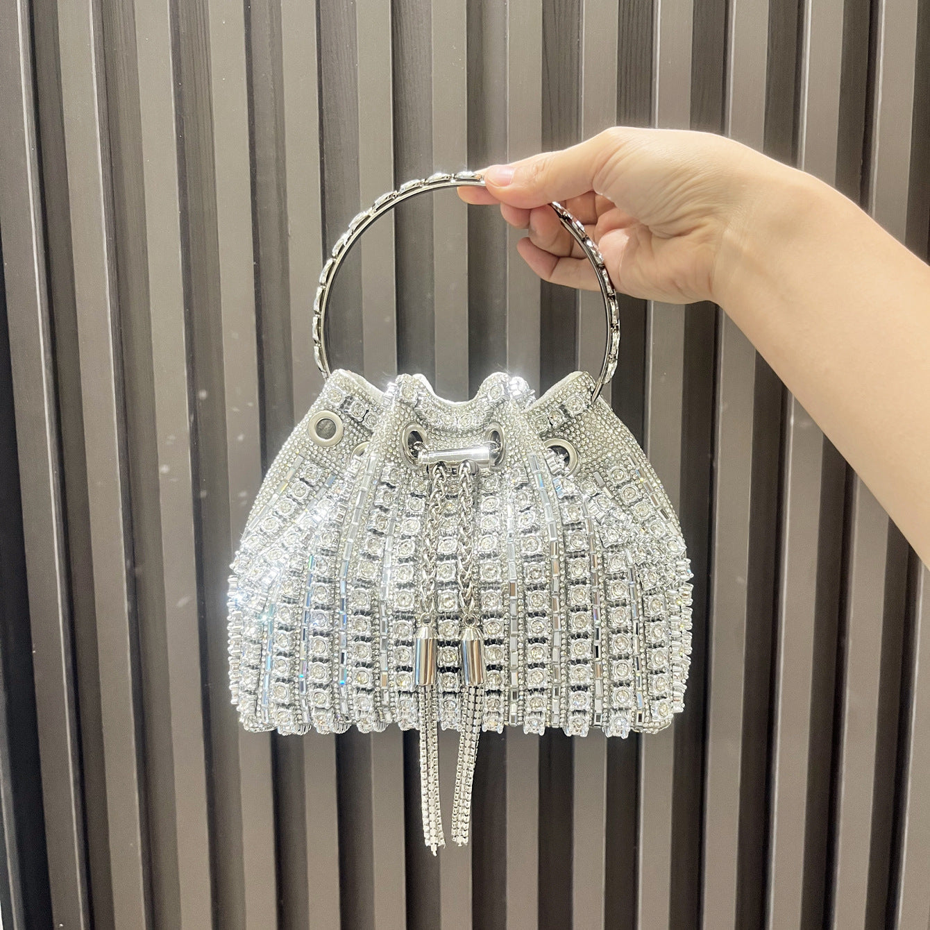 Women's Rhinestone Dinner Good-looking Fashion Diamond Chain Women's Messenger Bag