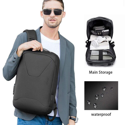 Classy Men's Waterproof Rucksack Commute Computer Business Backpack