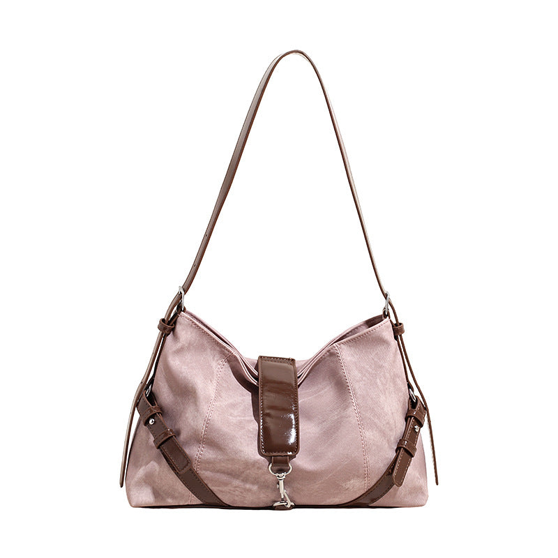 Sense Niche Stitching Western Style Large Tote Bags