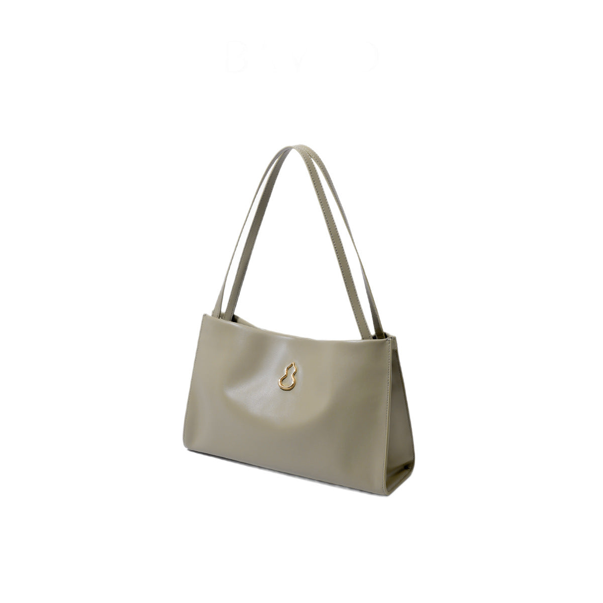 Women's Closed Toe Layer Leather Commuter Gourd Tote Bags