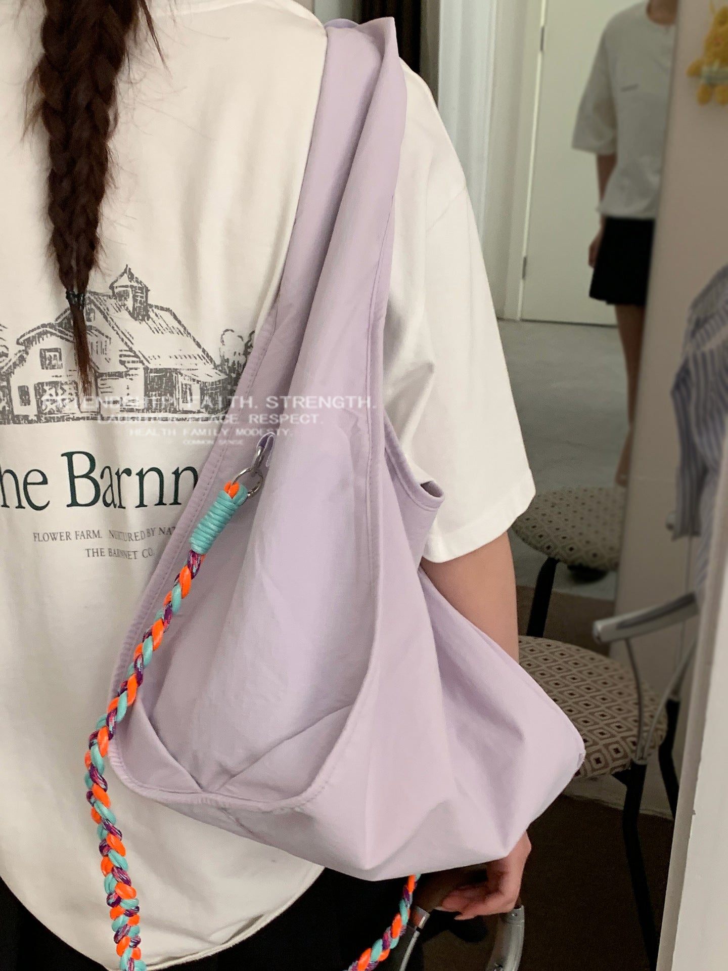 Canvas Korean Style Idle Underarm Simple Tote Bag