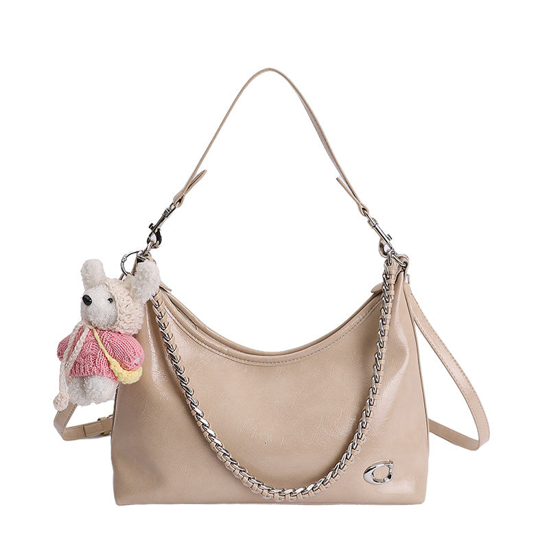 Women's Fashion Simple Chain High Textured Good-looking Bags