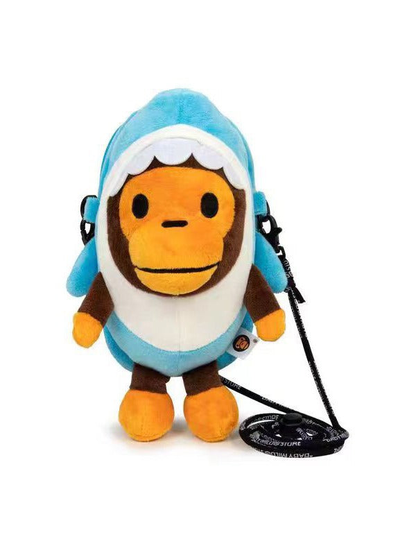 Fashion Monkey Shark Single Adult Cute Coin Purses