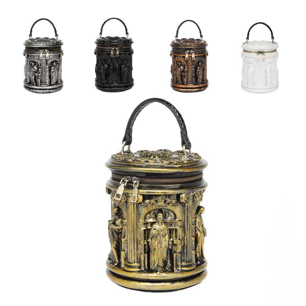 Creative Personalized Three-dimensional Embossed Avant-garde Retro Shoulder Bags