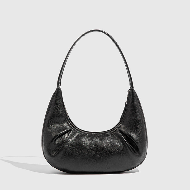Women's Z Height Premium Black Light Luxury Oval Popular Bags