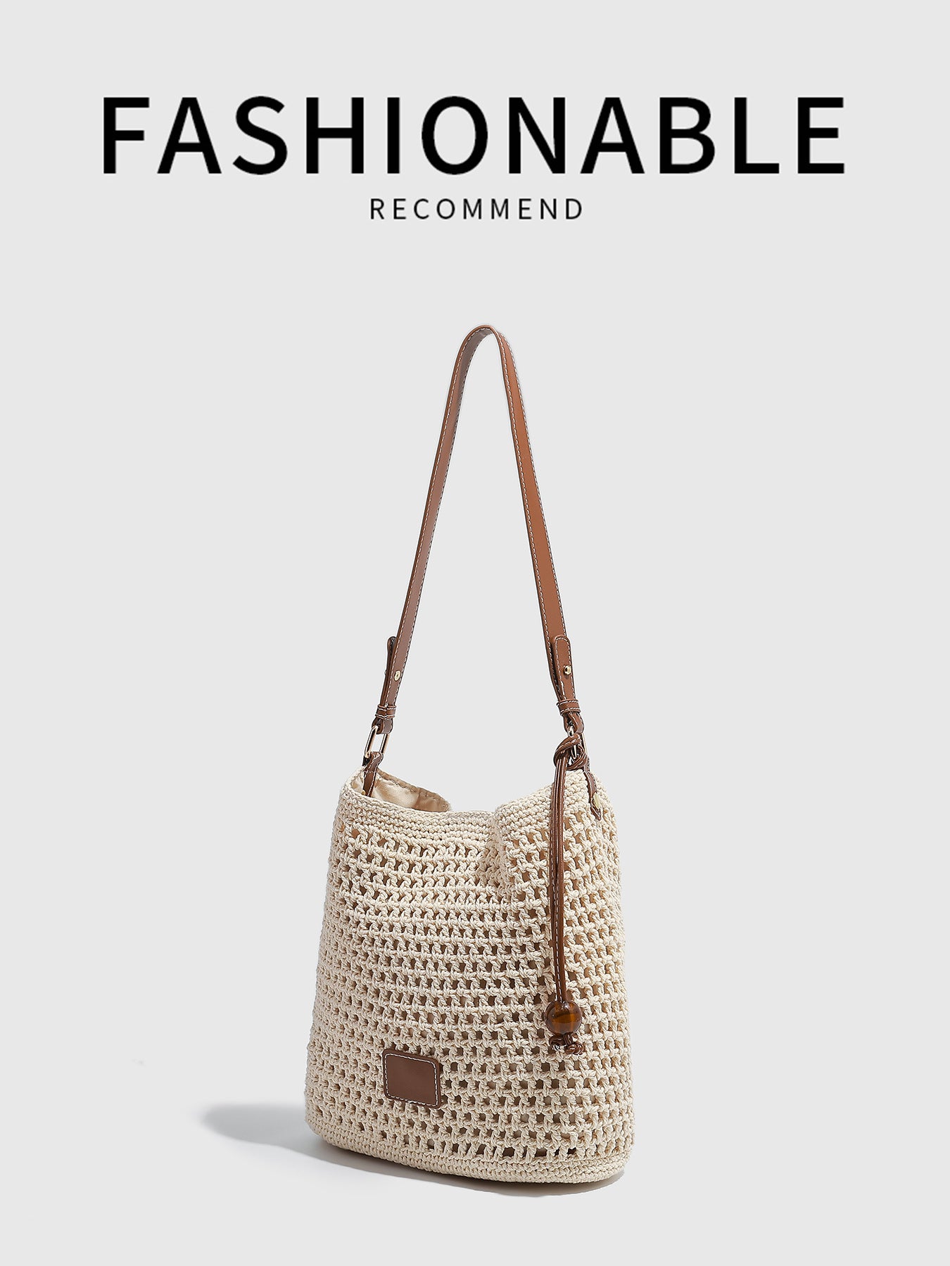 Women's Woven Hollow Seaside Vacation Beach Underarm Women's Shoulder Bag