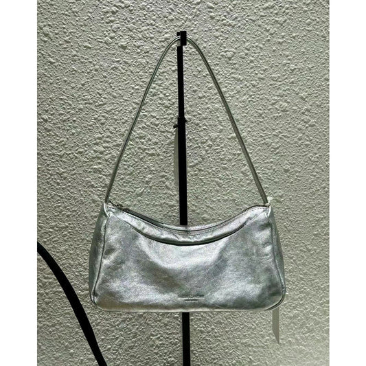 Women's Sheepskin Simple Genuine Leather Elegant Underarm Women's Shoulder Bag