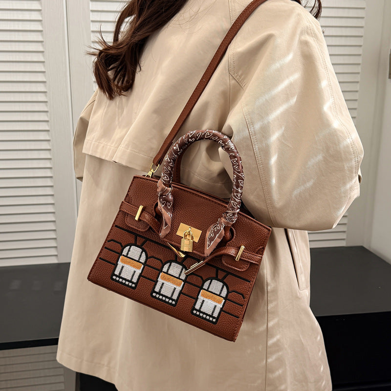 Women's Western Style Kelly Large Capacity Fashion Women's Messenger Bag