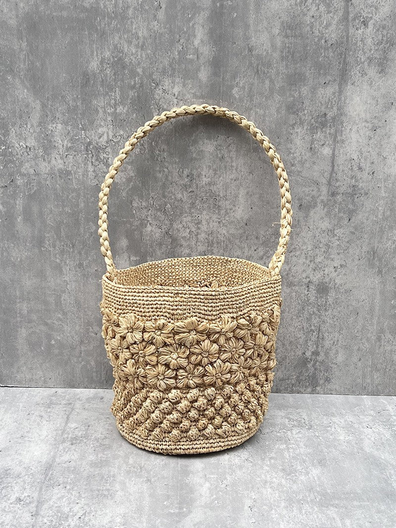 Women's Raffia Hand-woven Portable Western Style Holiday Shoulder Bags