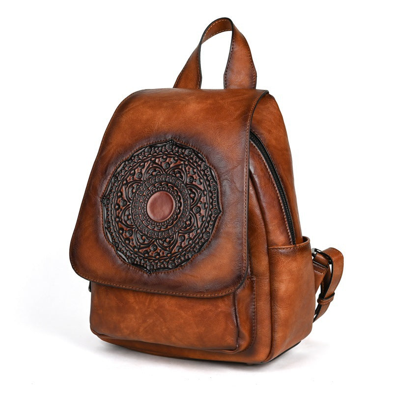 Women's Retro Style Trendy Ethnic Design Artistic Travel Bags