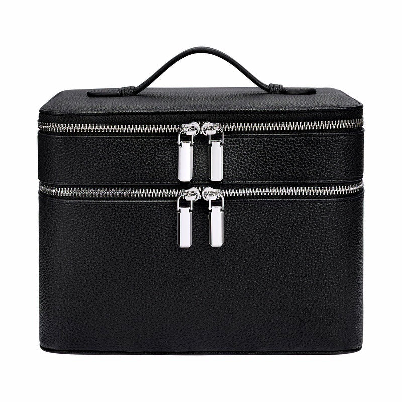 Light Luxury Large Capacity Leather Convenient Cosmetic Cases