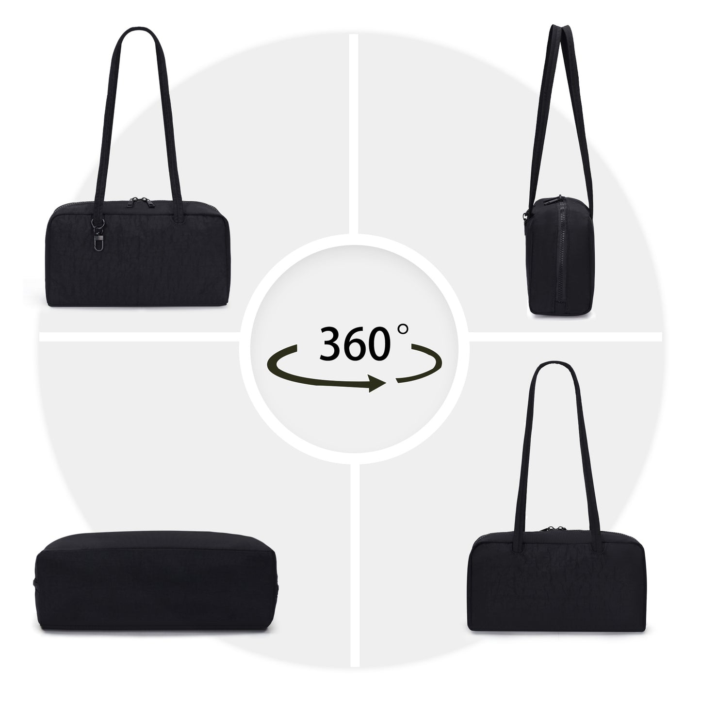 Color Nylon Dome Gift Korean Style Sport Waist Bag, Accessory Bag