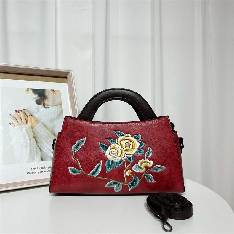 Embroidered Chinese Style National Cheongsam Matching Retro Bags