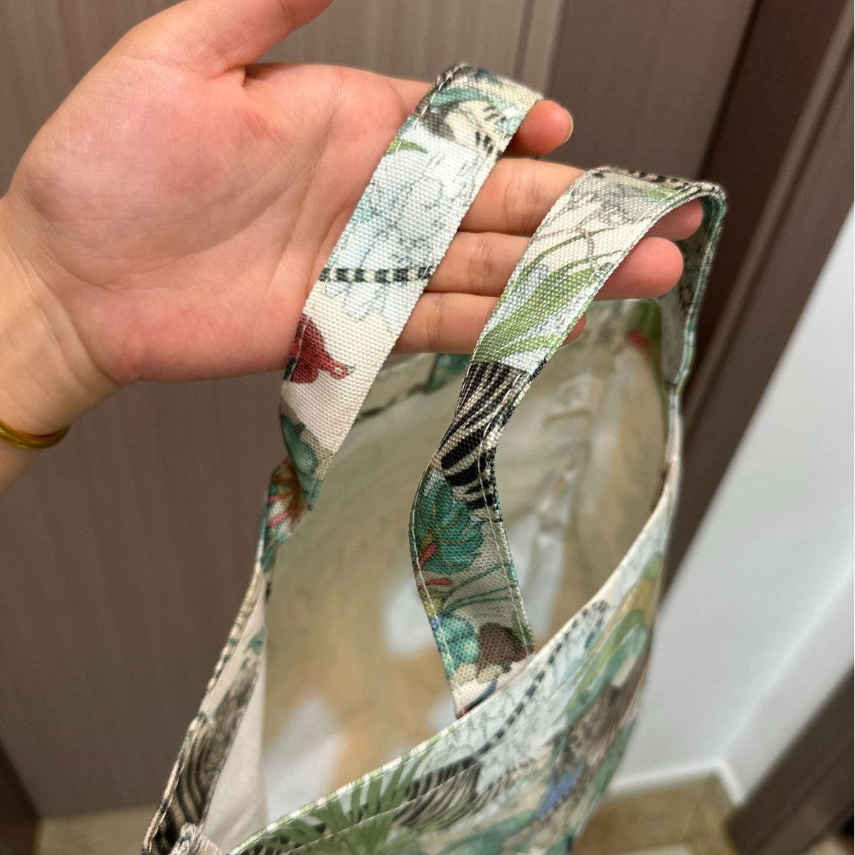 Ancient Gift Canvas Green Shopping Jungle Tiger Simple Women's Shoulder Bag