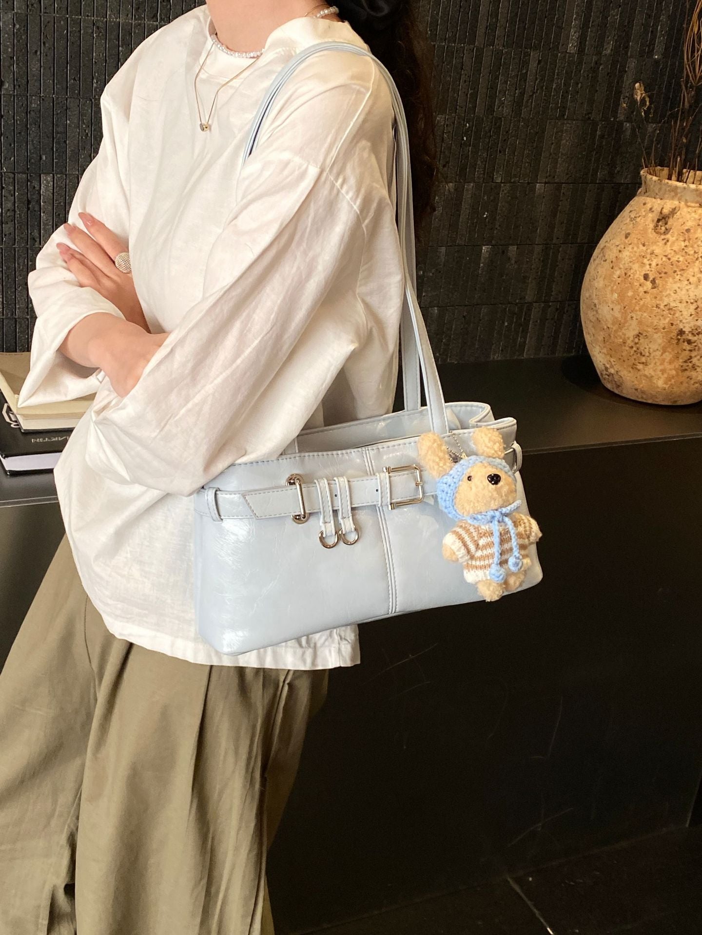 Women's Fashion Trendy Light Luxury High-grade Large Shoulder Bags