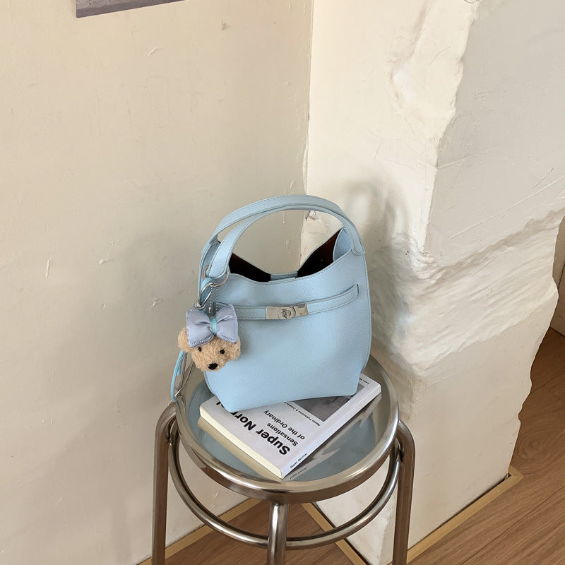 Women's Spring Vegetable Basket Commuter Good-looking Female Bucket Bag