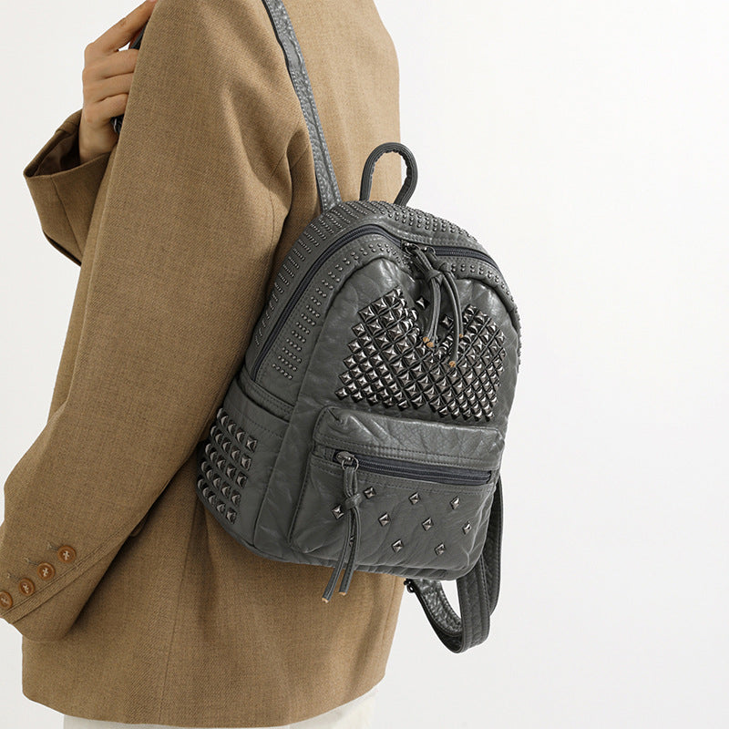 Women's Punk Rivet Iron Leisure Fashionable Phone Bags