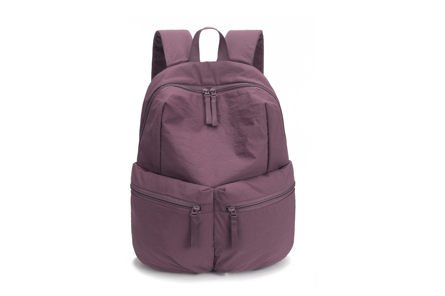 Trendy Simple Washed Veet Commuter Neutral Leisure Backpack