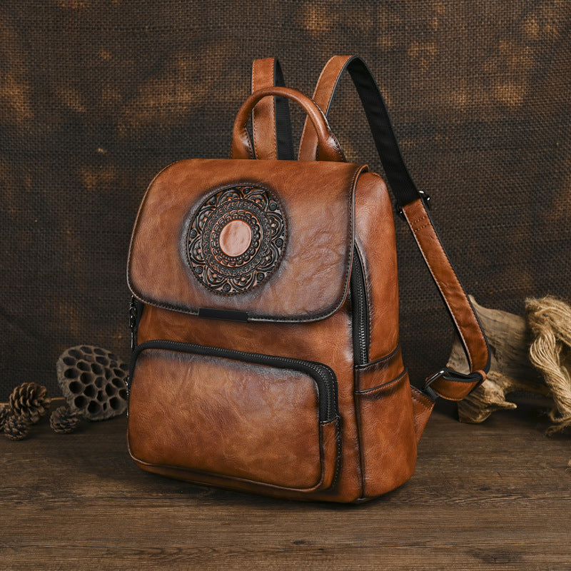 Attractive Women's Fashion Artistic Large Capacity Women's Backpack