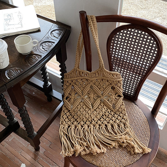 Classic Cool Fashion Style Niche Hand-woven Shoulder Bags