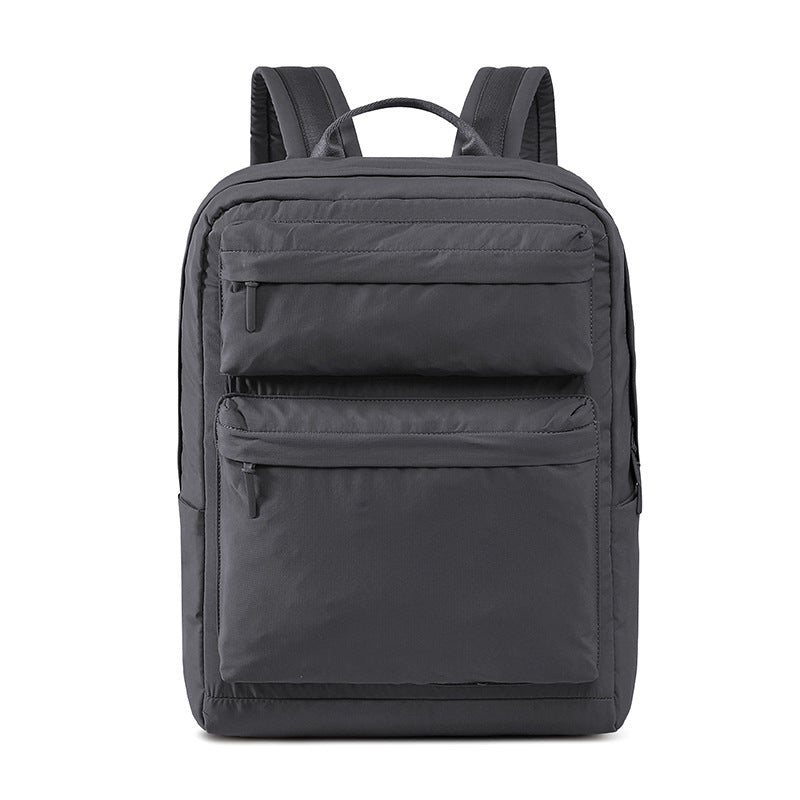 Capacity Pleated Solid Color Campus Computer Simple Junior Bags