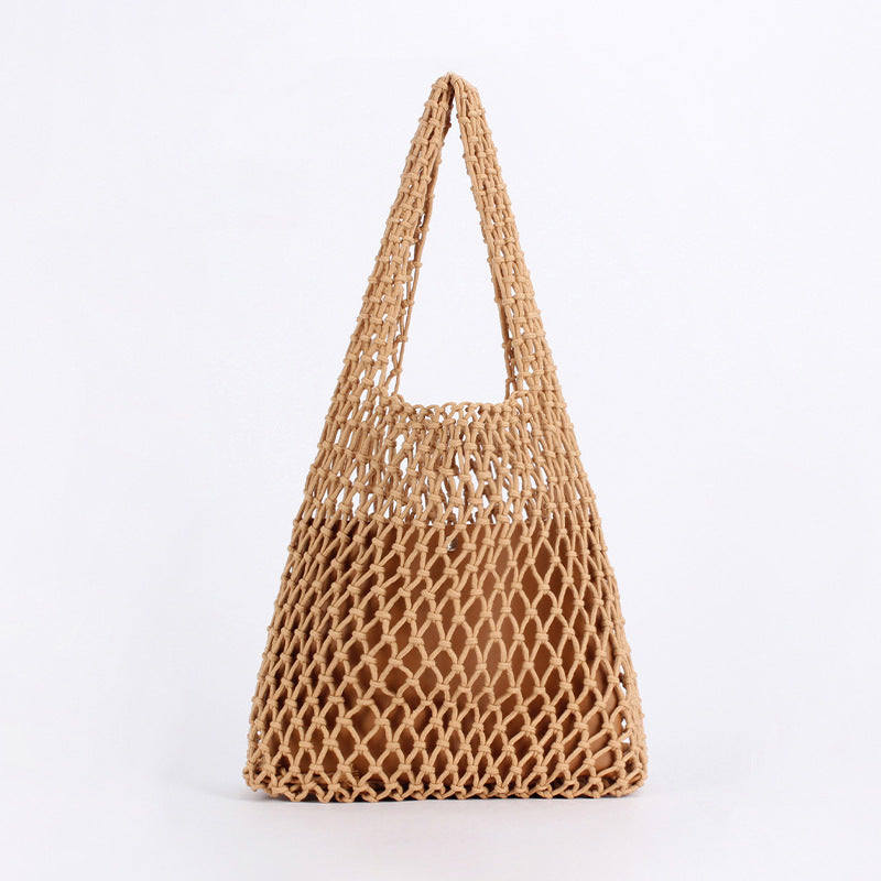 Net Pocket Hand-woven Candy Fashion Daily Women's Shoulder Bag