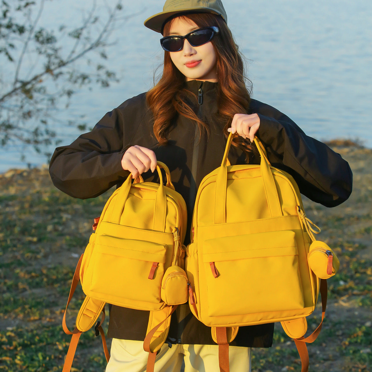 Attractive Large Capacity Female Portable Hiking Bags