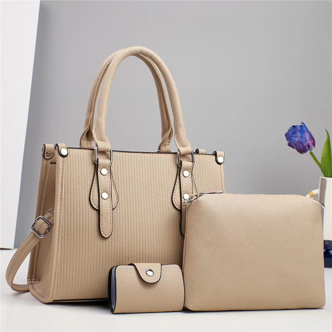 Women's Three-piece Set Mother Portable Large Capacity Tote Bag