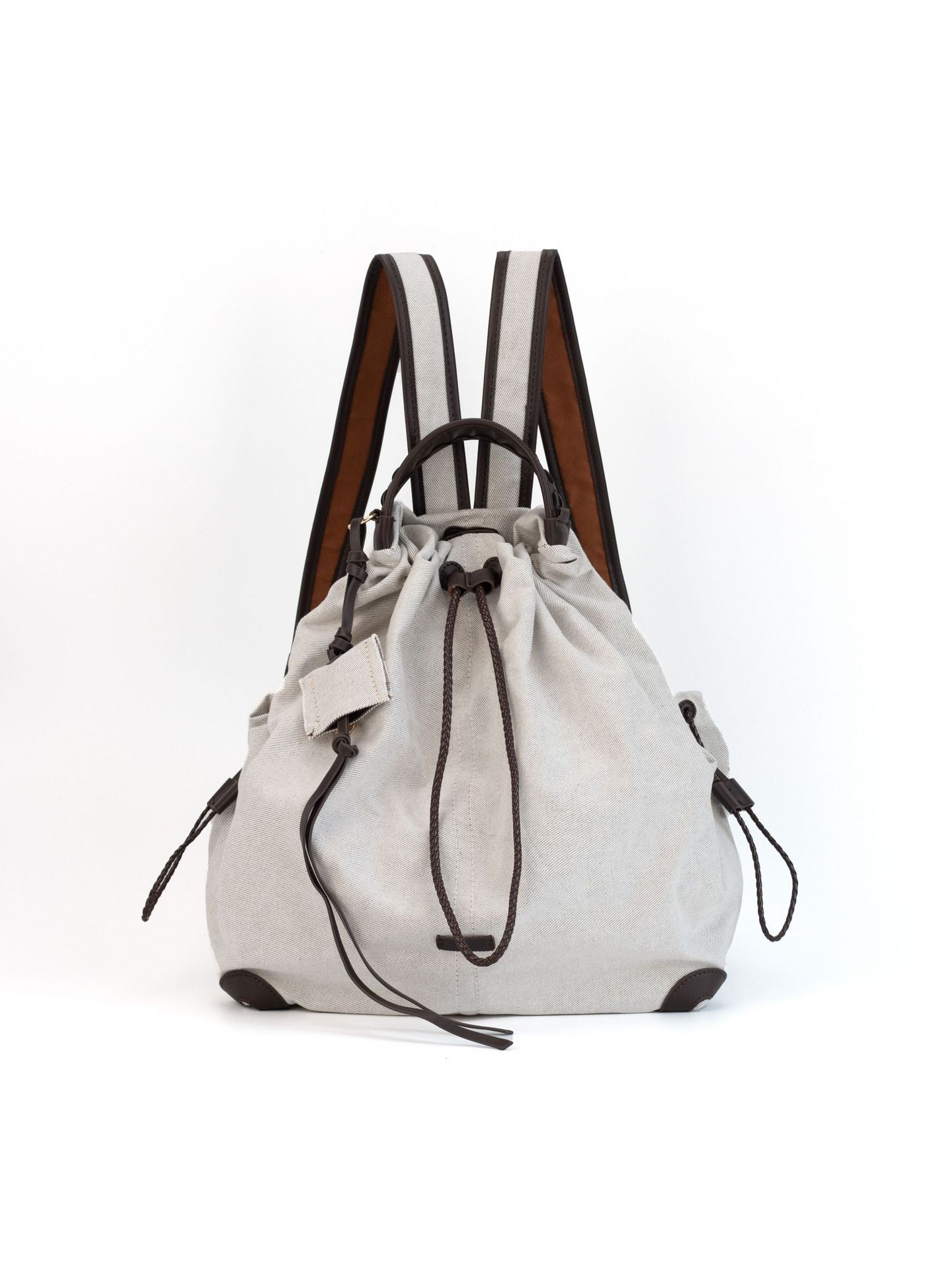Korean Style Versatile High-grade Drawstring Fashionable Large Capacity Commuter Backpacks