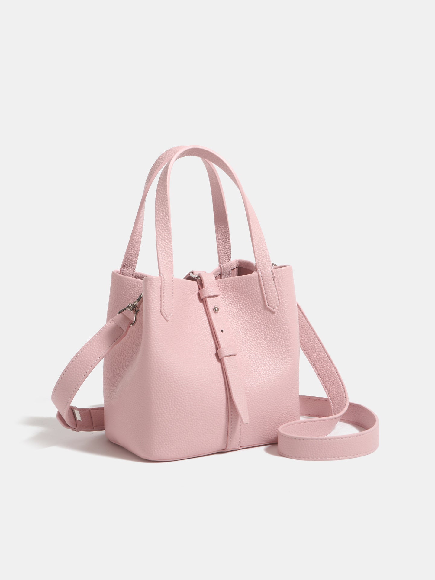 Simple Portable Vegetable Basket Female Commuter Large Capacity Cross Bucket Bags