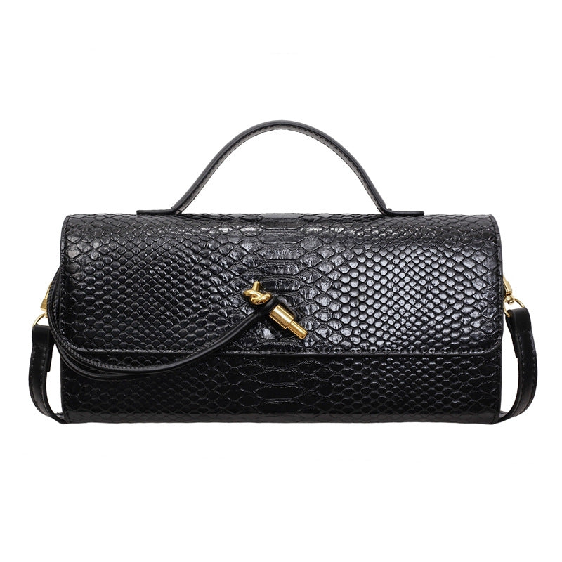 Women's Horizontal Hand Holding Dinner Cardiology Fashion Snake Women's Shoulder Bag