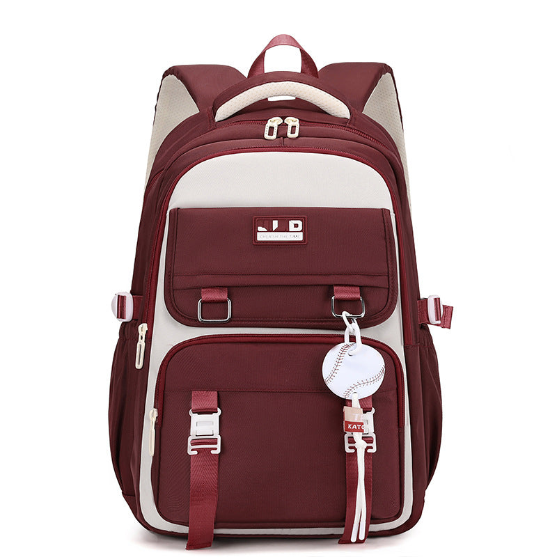 Junior High Large Capacity Primary Lightweight Leisure Backpack