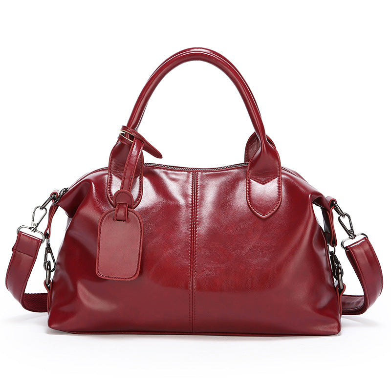 Women's Large Capacity Mom Boston Portable Commuter Women's Handbag