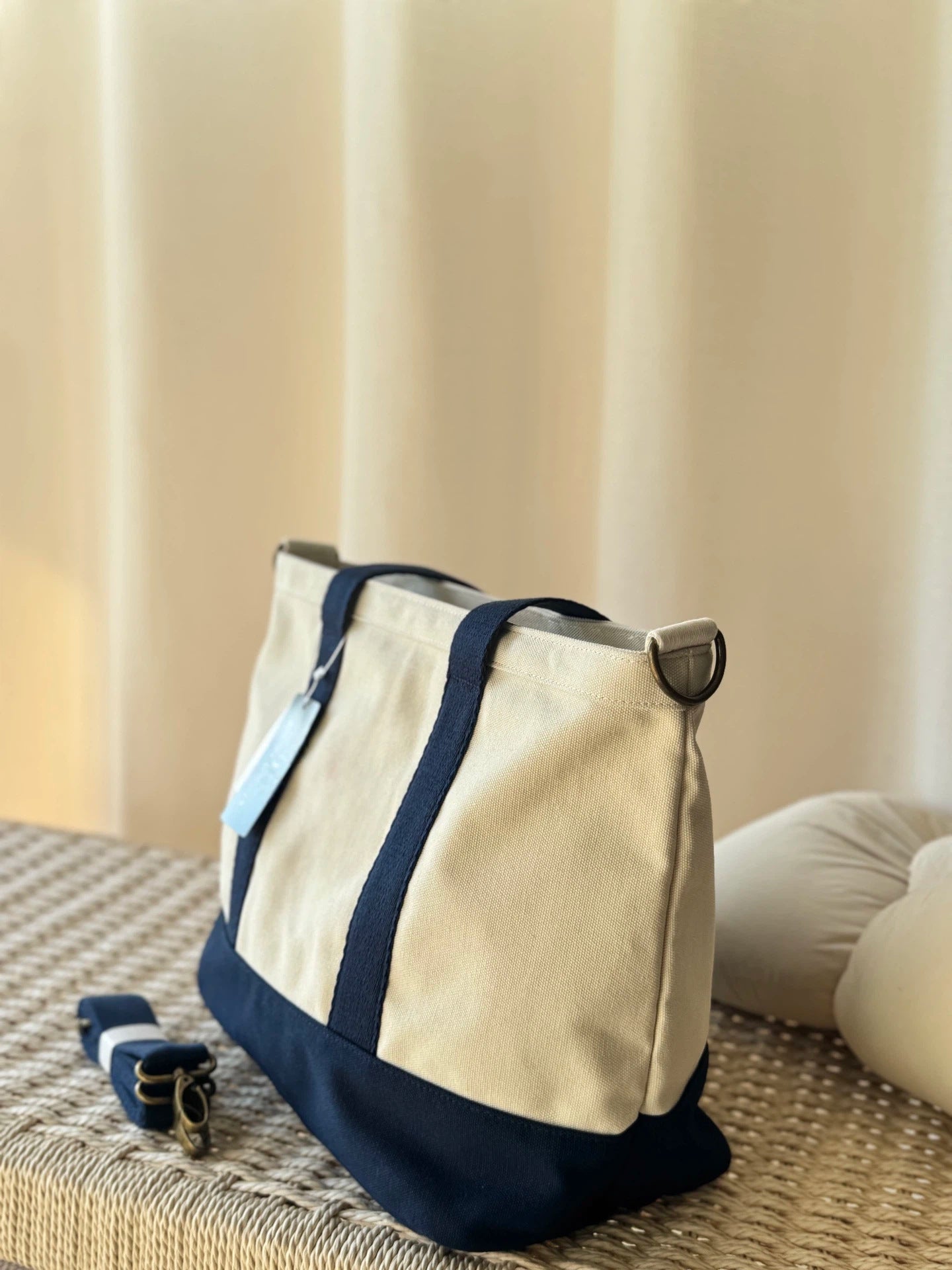 Embroidered Pony Canvas Unisex Folding Storage Large Capacity Handbags