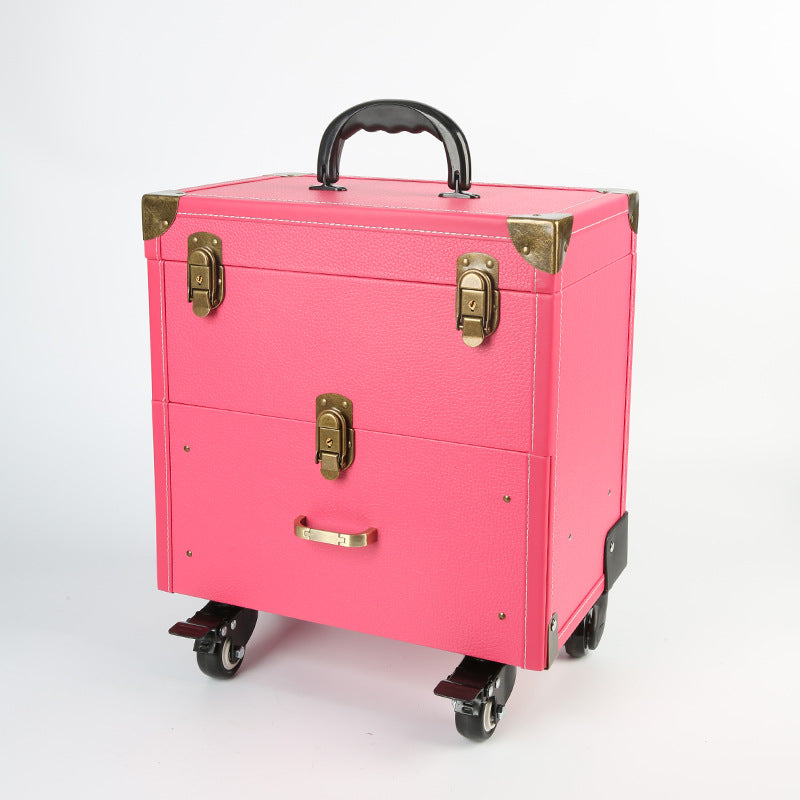 Professional Tattoo Embroidery Nail Beauty Box Brake Large Capacity Storage Cosmetic Cases