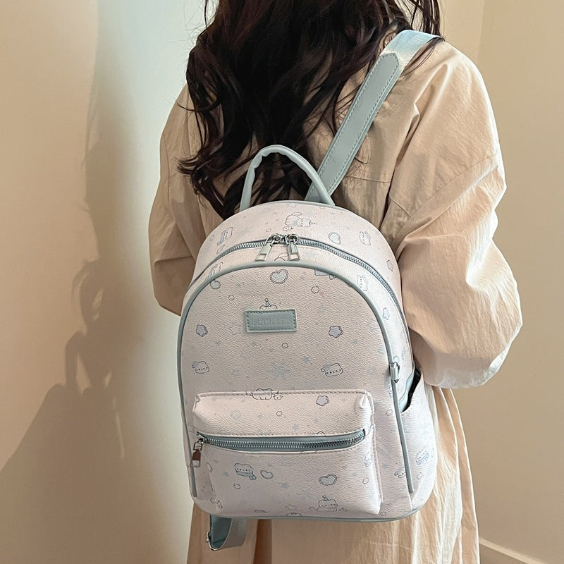 Kitten Printed Female Cartoon Hello Kitty Women's Backpack