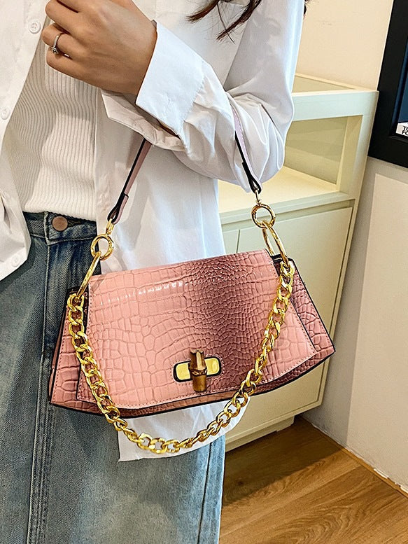Women's High-grade Light Luxury Niche Crocodile Pattern Bags